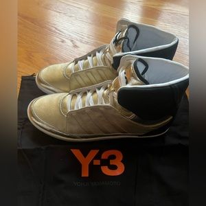NEW ADIDAS Y-3 HONJA HIGH Yohji Yamamoto Gold Black US 8 / EUR 41